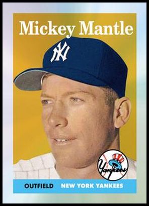 7 Mickey Mantle 1958